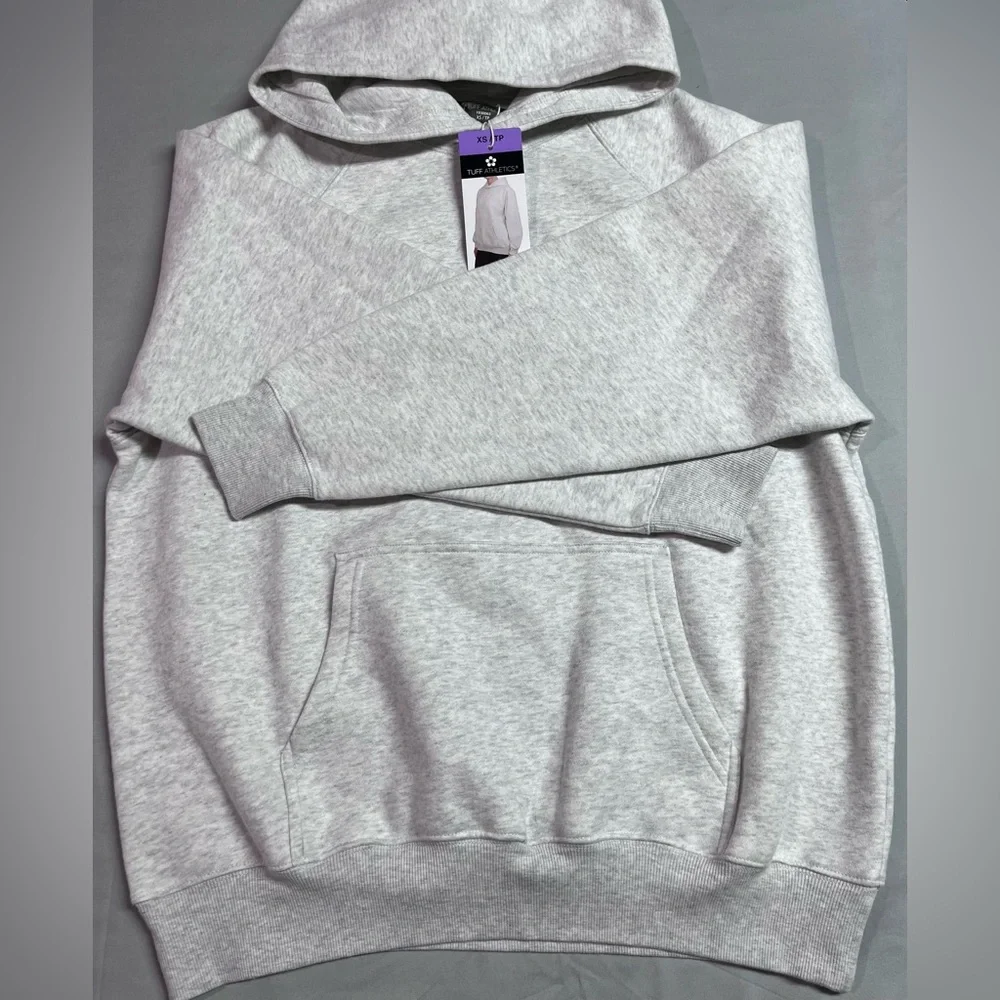 Tuff Athletics Classic Oversized Fleece Pullover Hoodie NWT - Picture 3 of 4